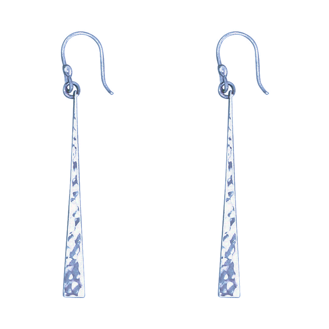 22453earring hammered paddle