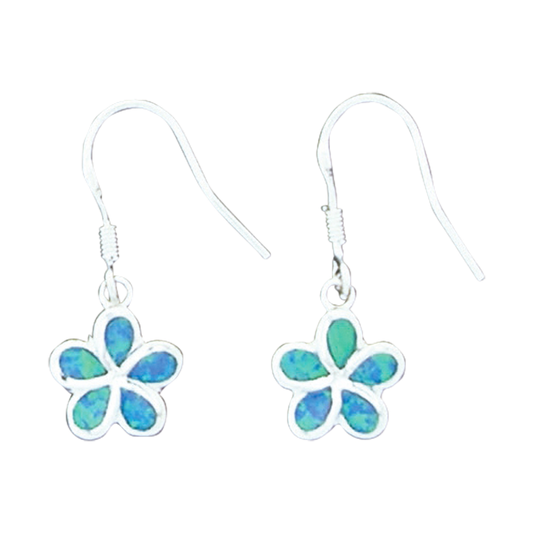 23504-blearring Opal Plumeria