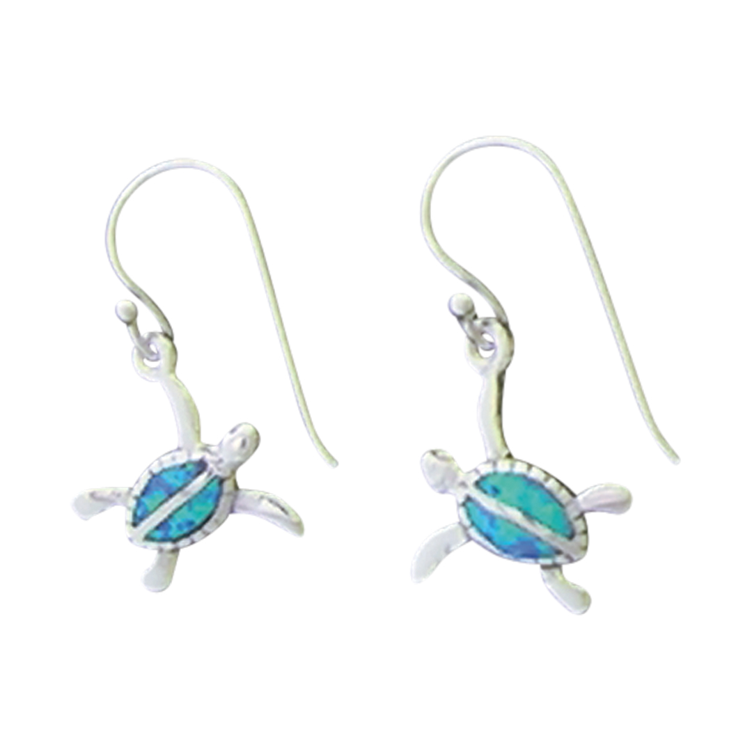 23553-blearring Opal Inlay turtle