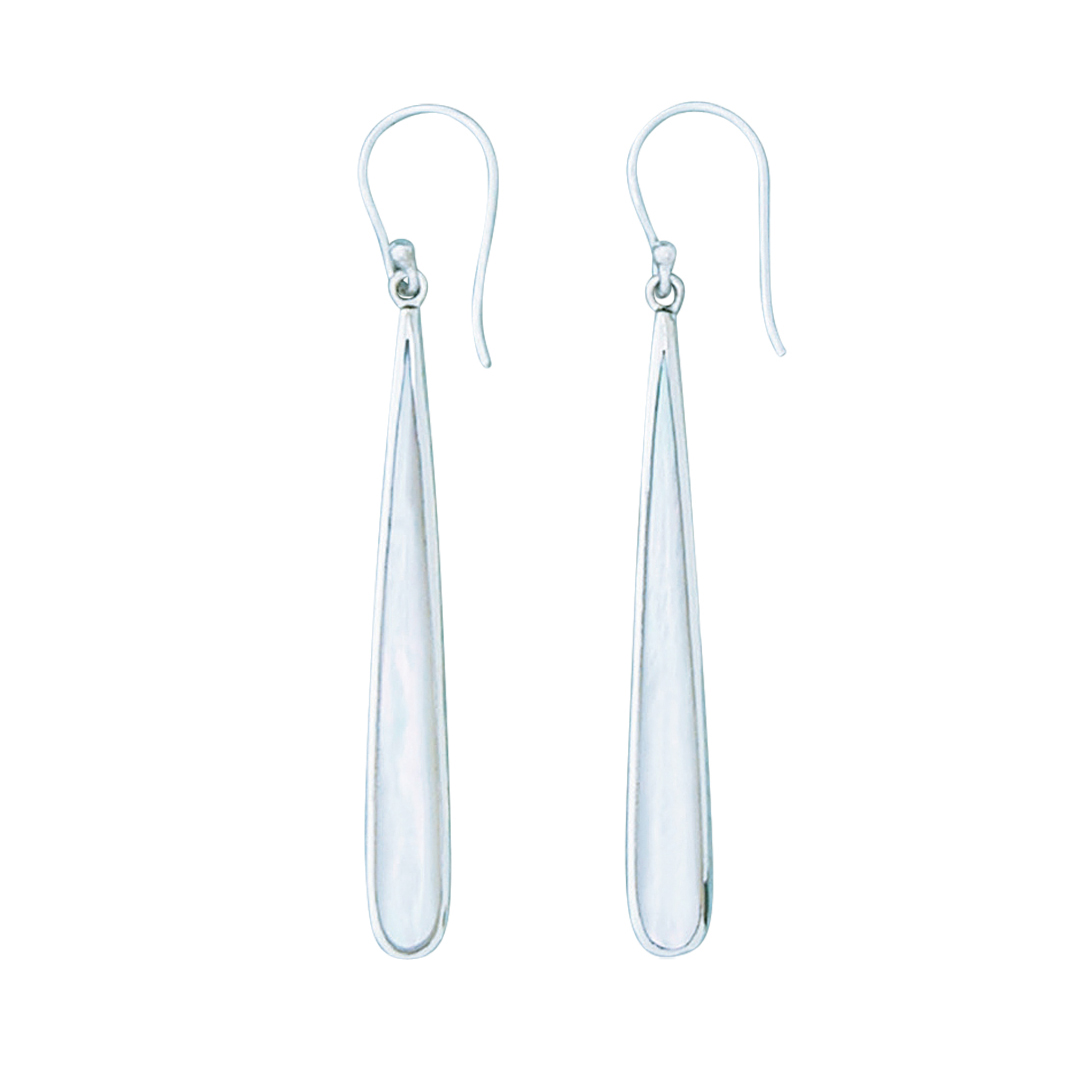24041earring MOP long drop