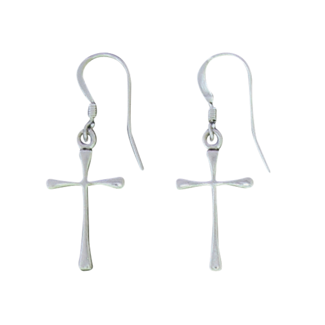 26158earring thin cross