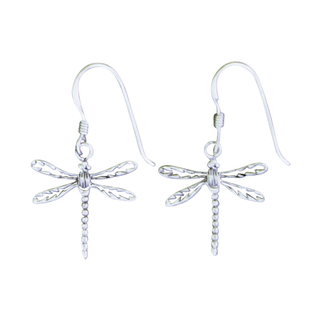 26164earring dragonfly oxidized
