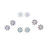 26602ear stud dainty flower 4 assorted colors