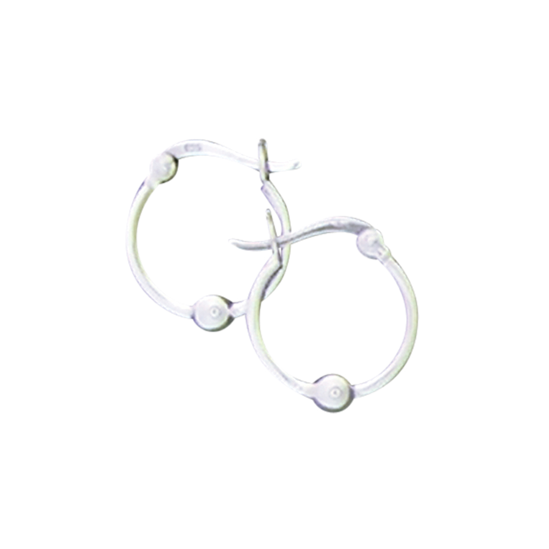 26681hoop w/center bead sm