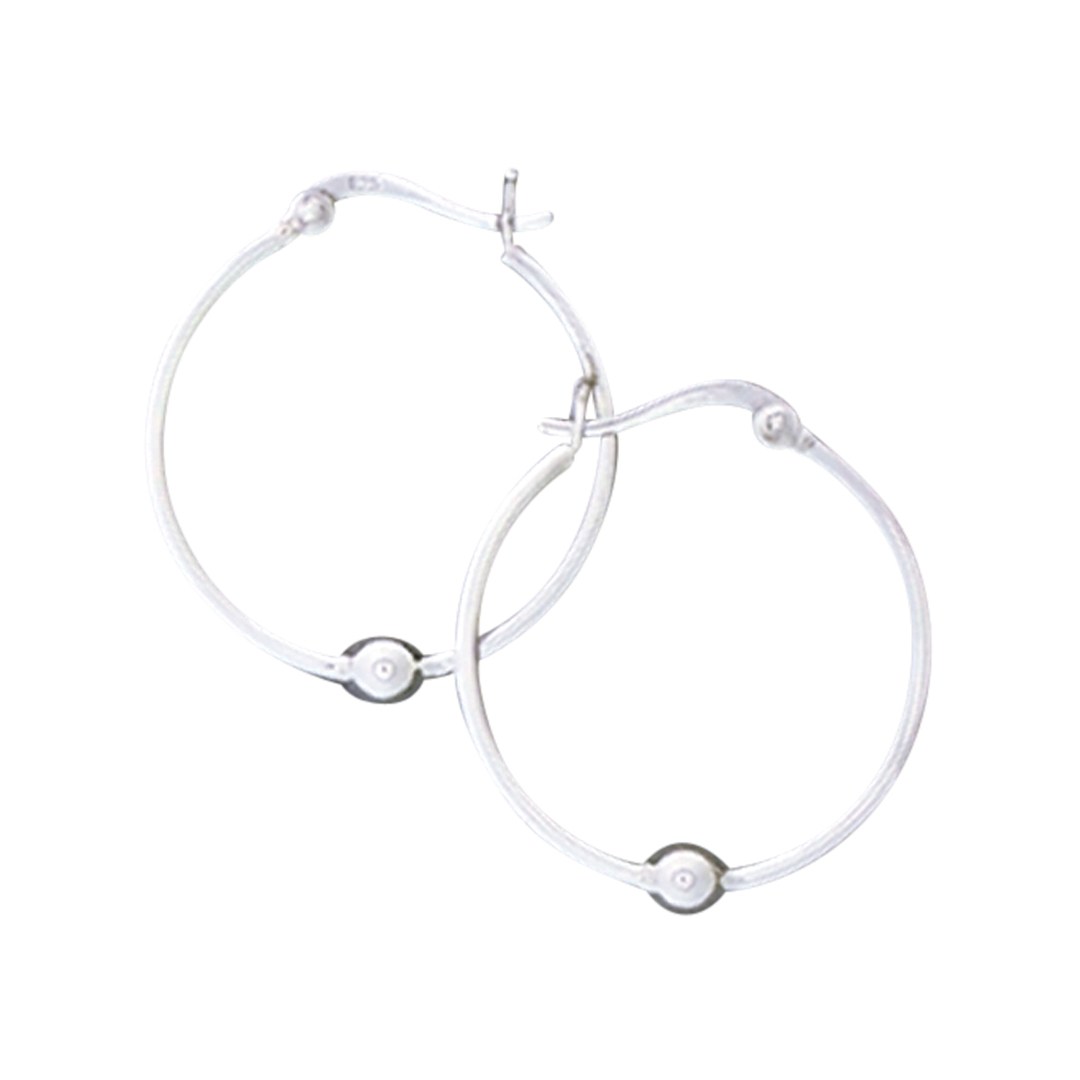 26682hoop w/center bead med
