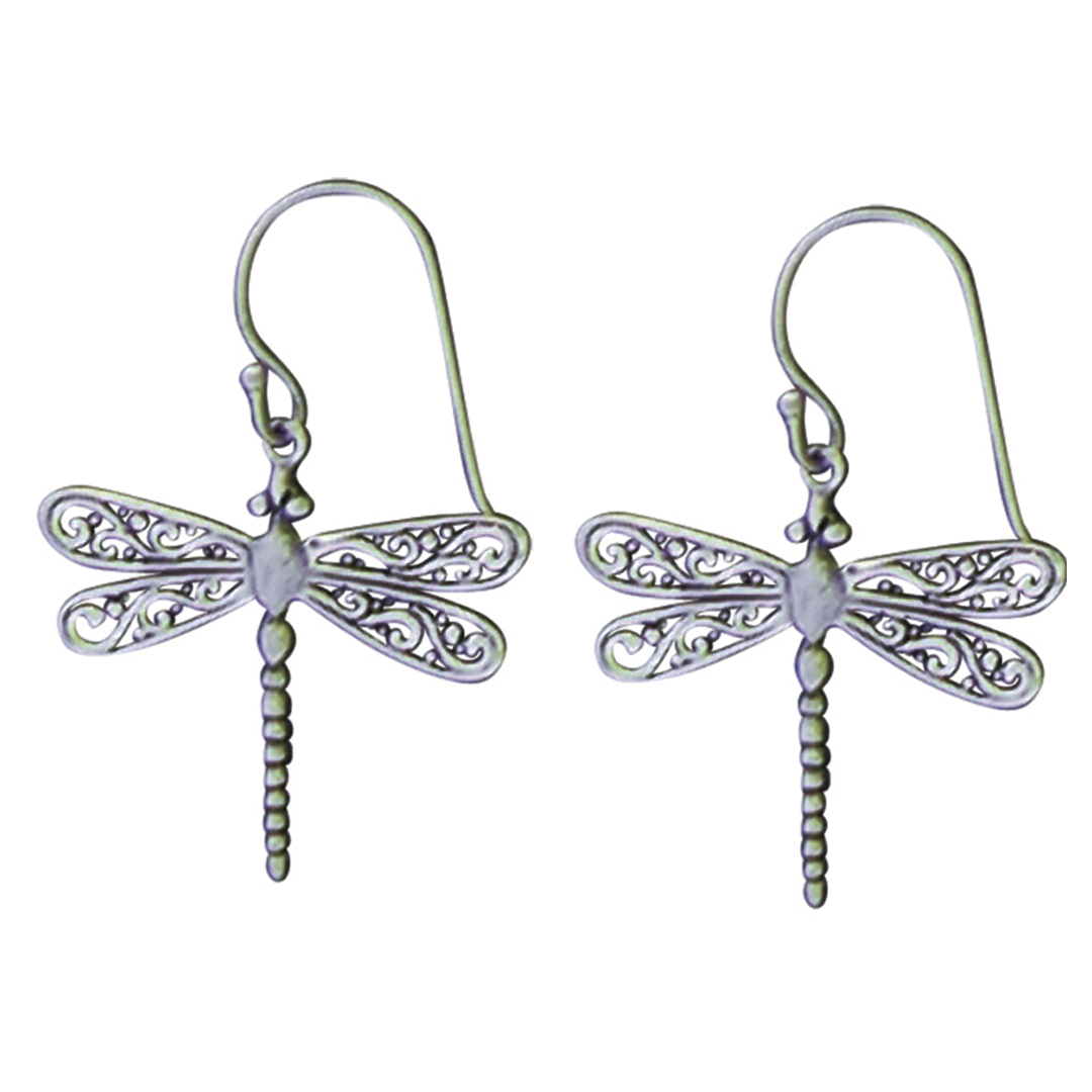 26699earring filigree dragonfly