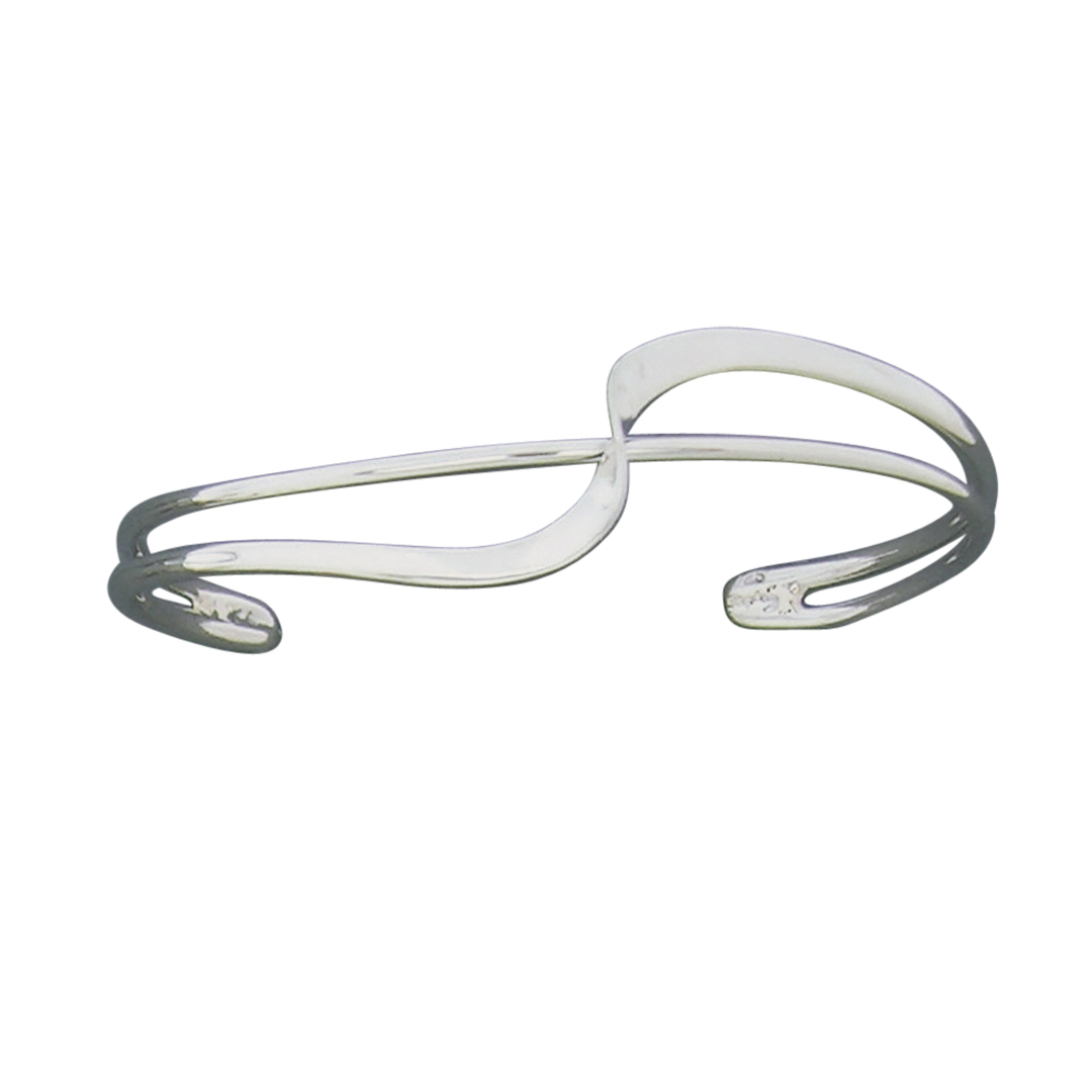 42858cuff 2 wires swirl over