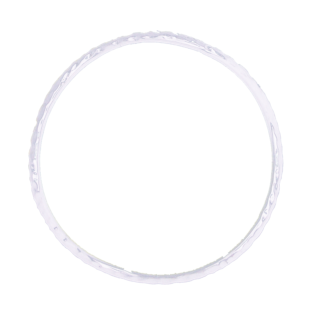 43502bangle rd hammered tube 3mm