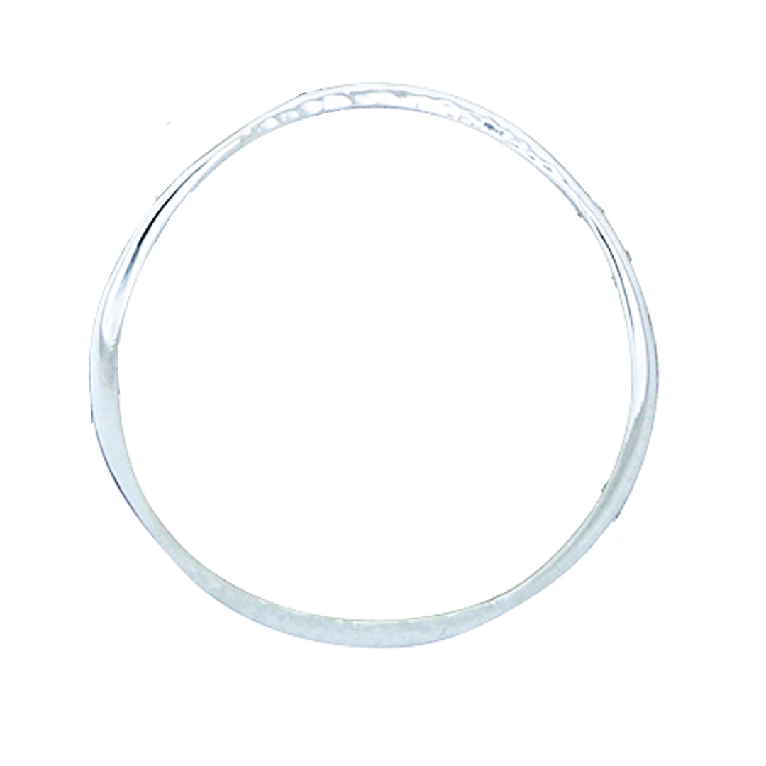 43515bangle rd flat segments 1/2 hammered