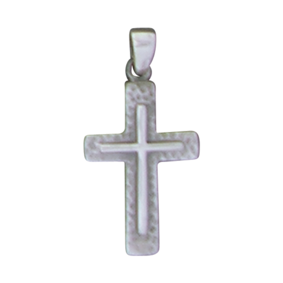 62490pendant cross on textured cross