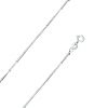 C2517-9anklet 8-sided snake w/Silver beads 9"
