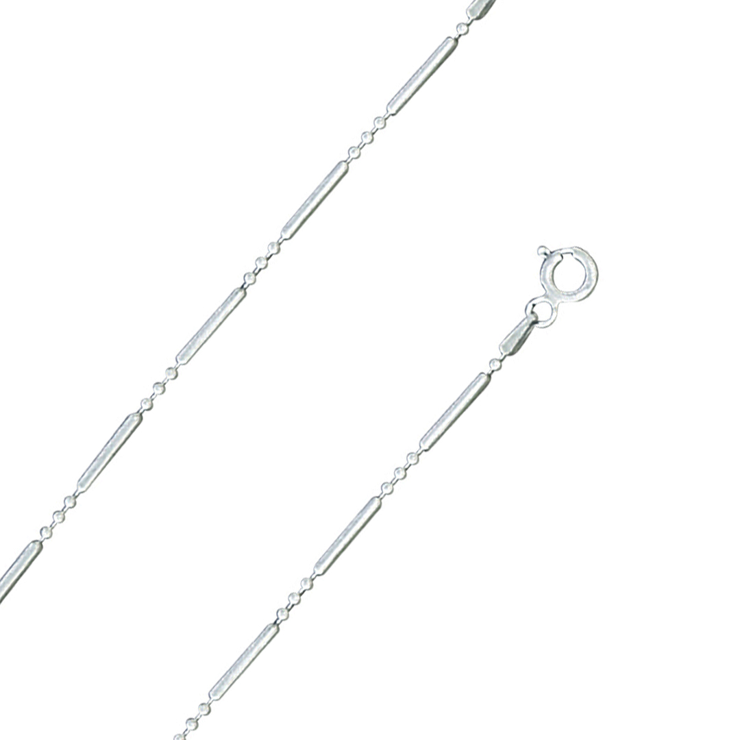 C2820-9anklet 9"  3+1 bead