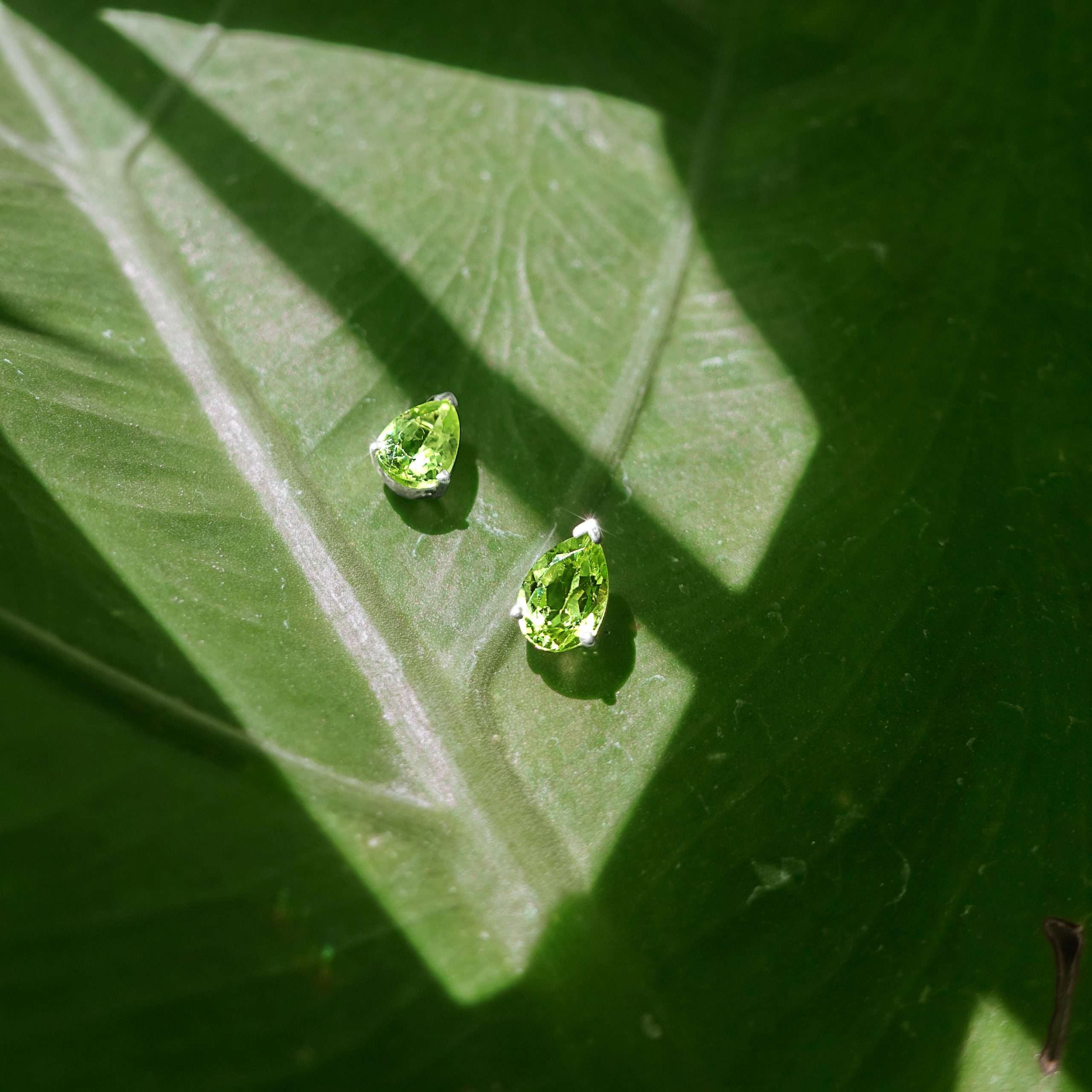 20147<br>ear stud pear 5x7mm - Image 3