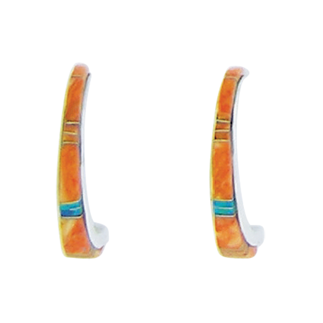 E-0634Shoop Inlay thin tapered hoop