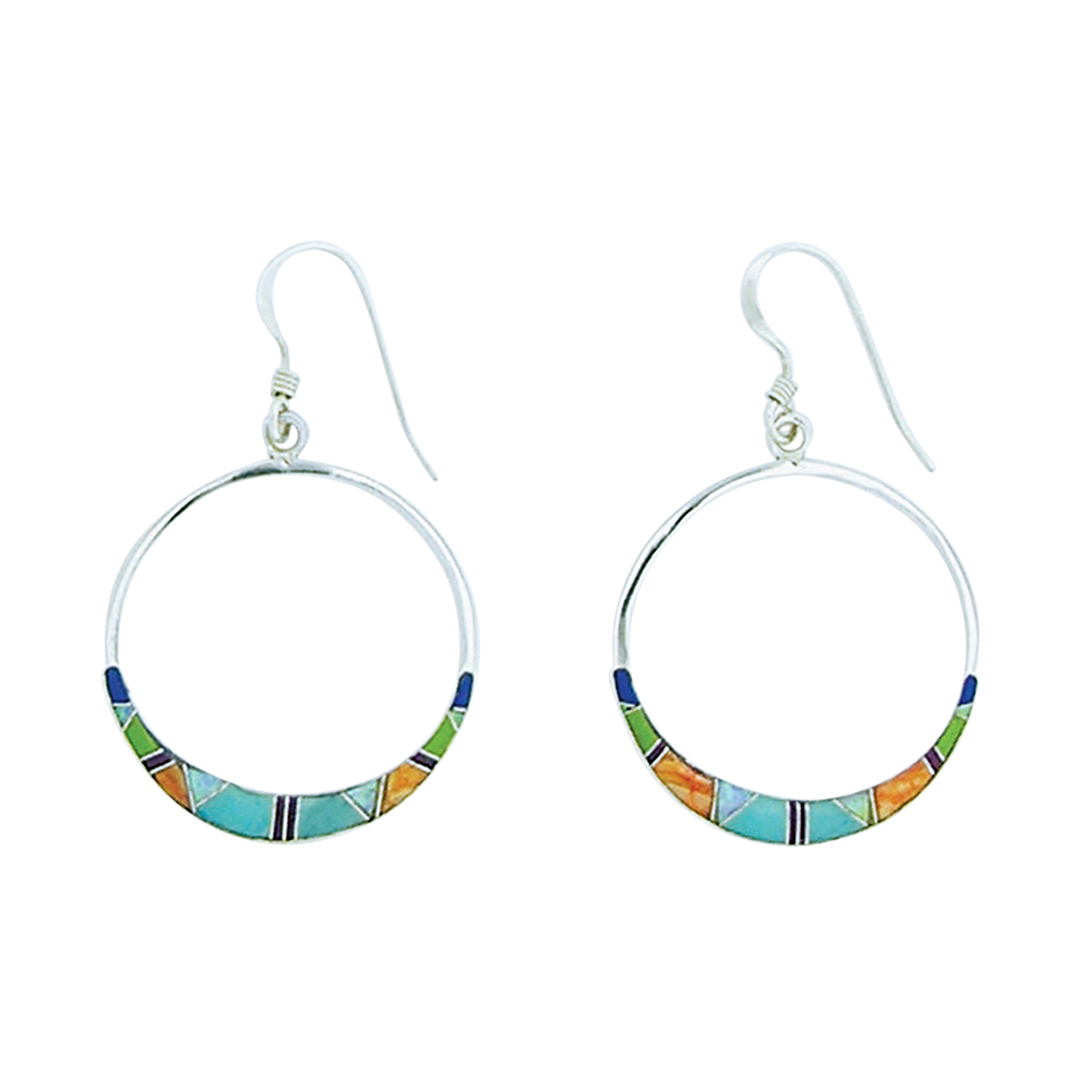 E-2314Searring Inlay tapered circle
