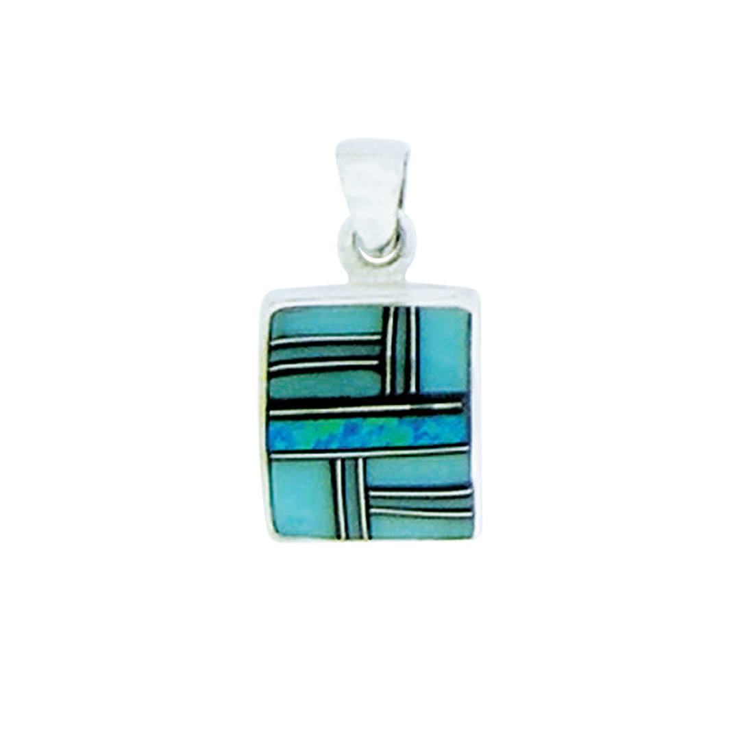 P-1116Spendant Inlay sm square