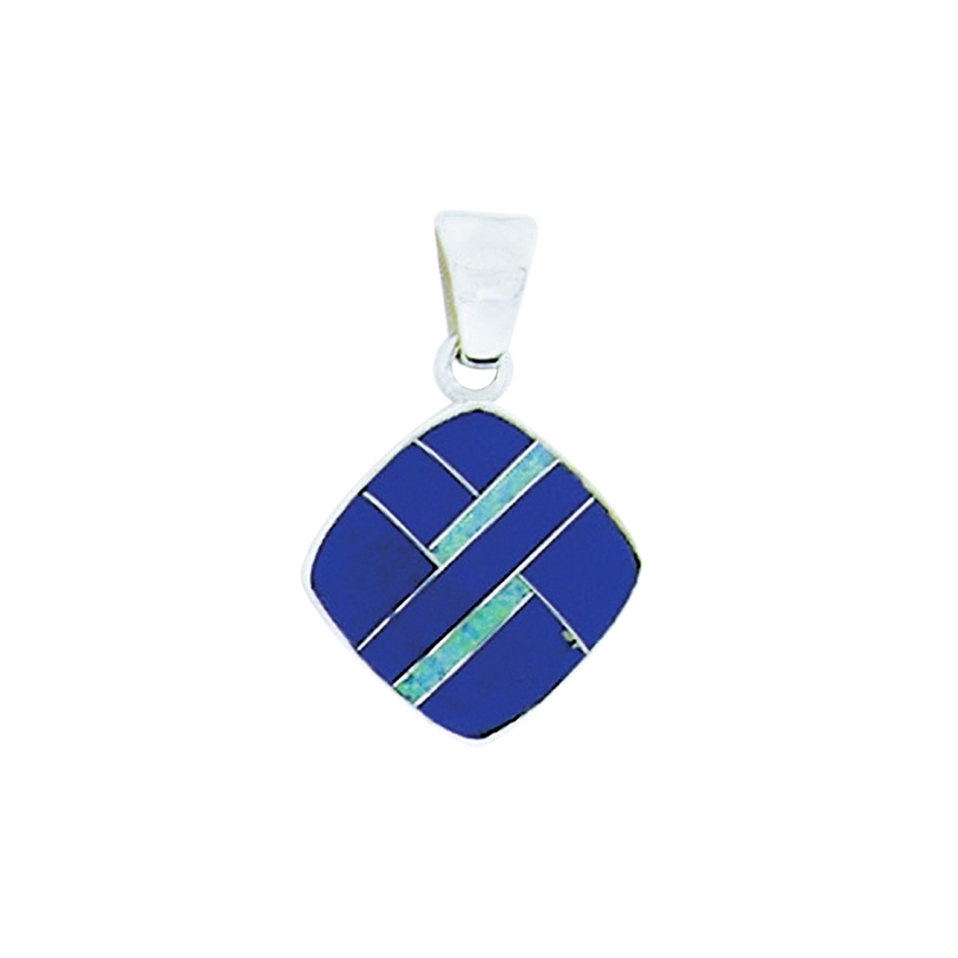 P-2241Spendant Inlay cushion shape