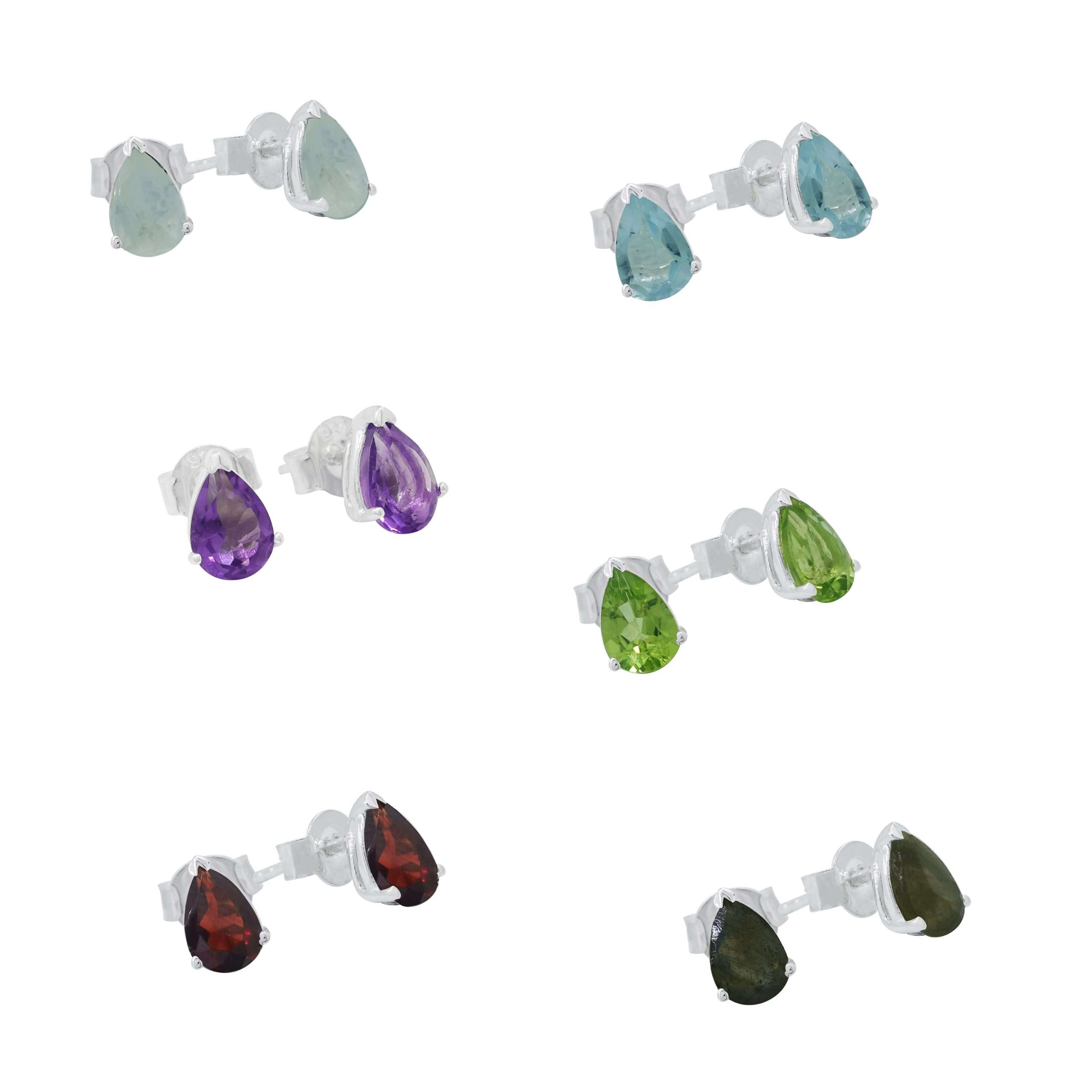 20147<br>ear stud pear 5x7mm - Image 4