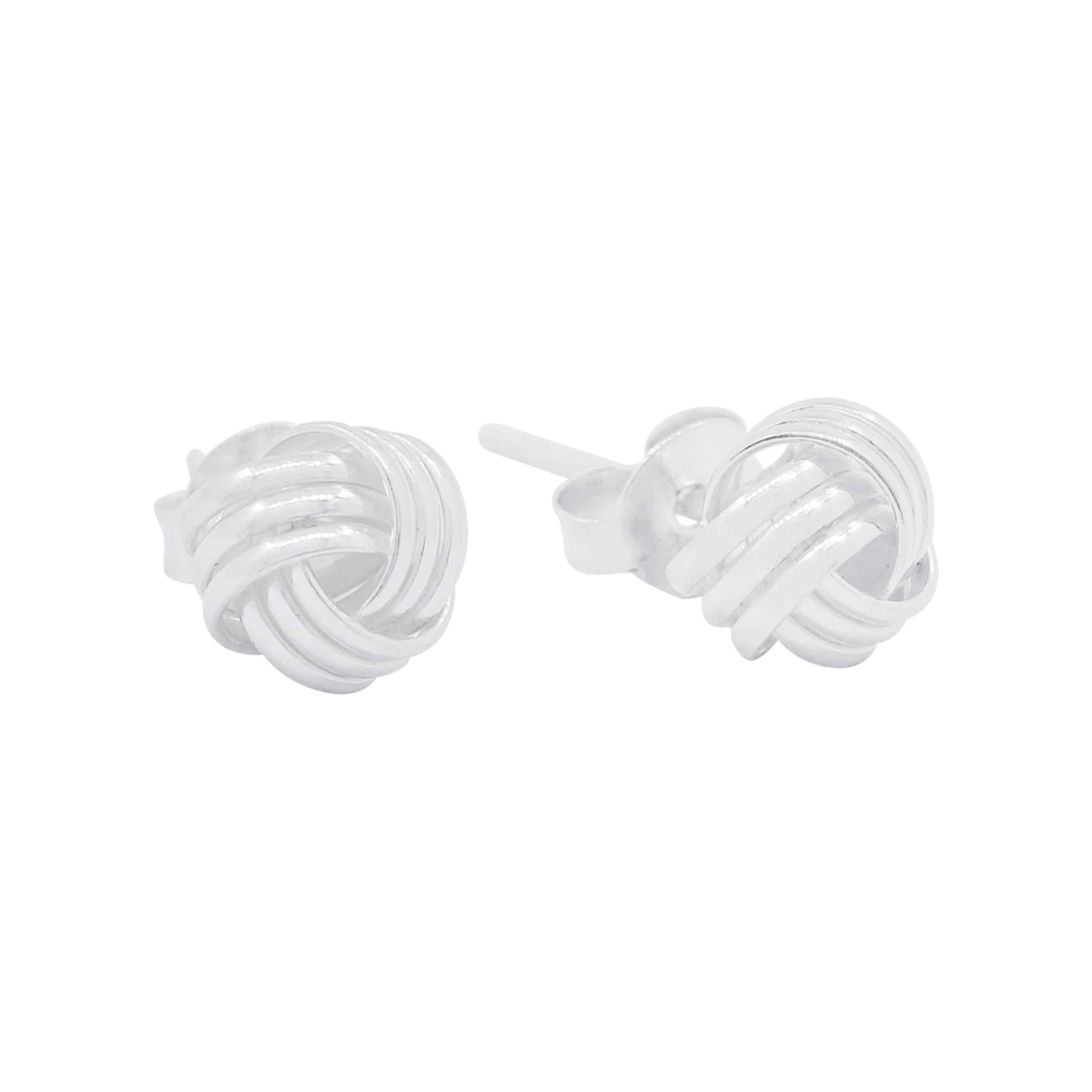 26335<br>ear stud love knot 3 wires - Image 1