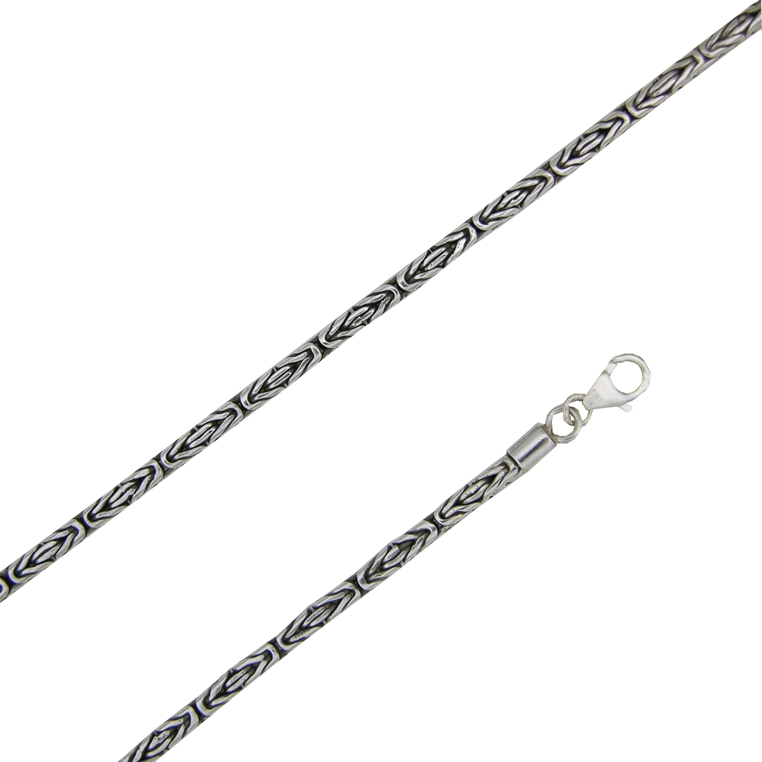 85003-16chain Byzantine 3mm rd 16''