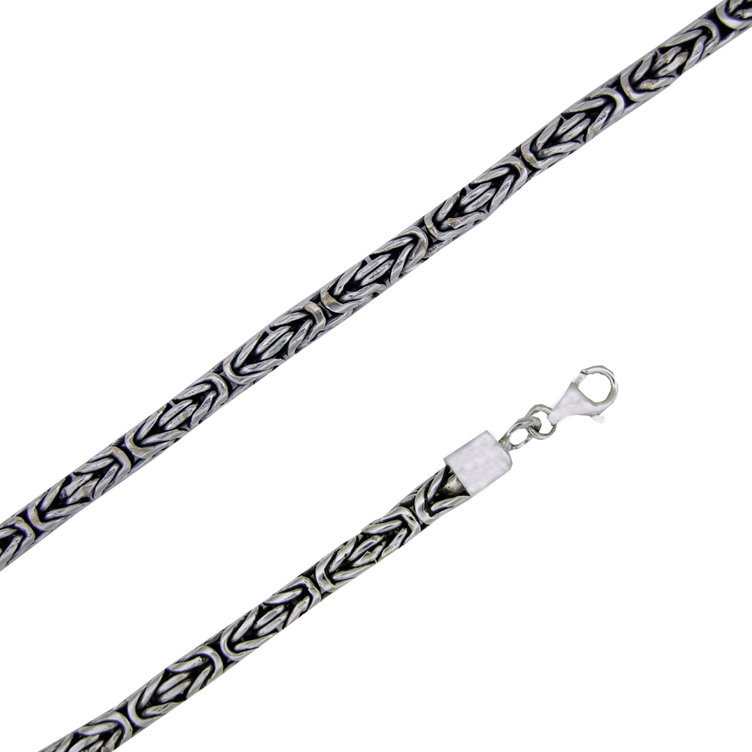 85003-16chain Byzantine 3mm rd 16''