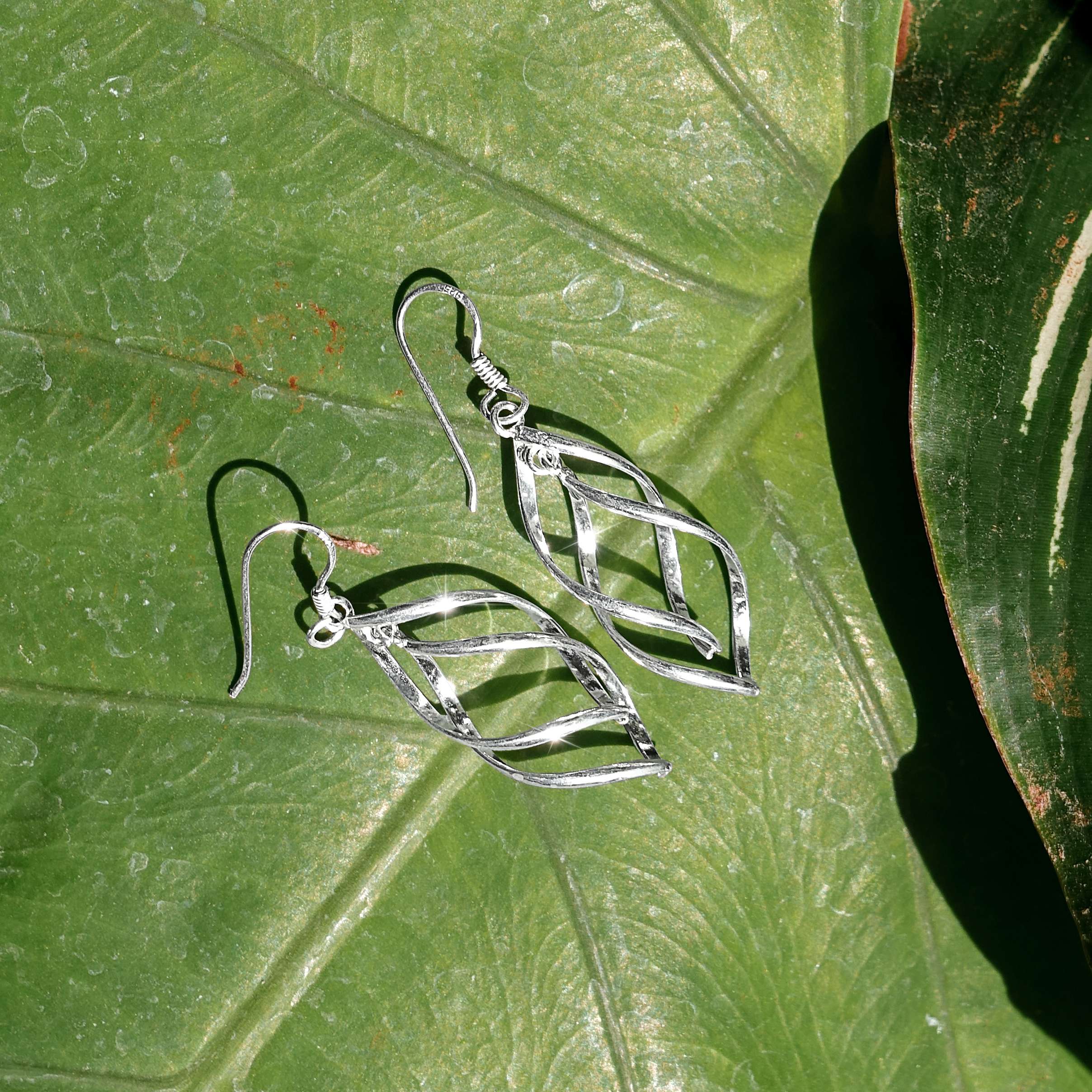 23756<br>earring double swirl - Image 3