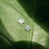 27125<br>ear stud PAVE CZ tiny star RP - Thumbnail Image 3