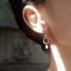 26185<br>earring infinity w/freshwater pearl - Thumbnail Image 2
