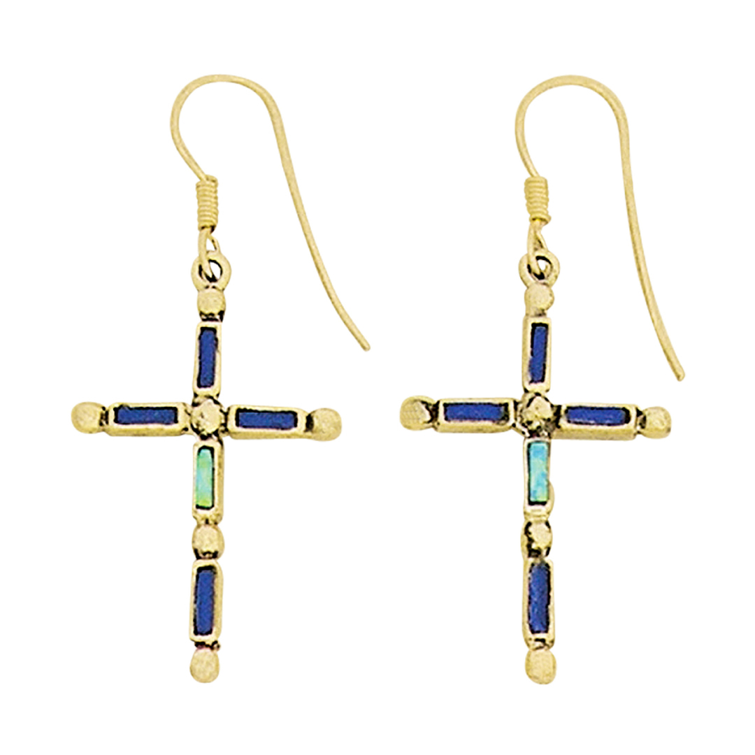 OPE-2128B-Close-Out  earring cross thin