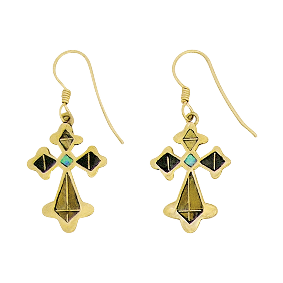 OPE-2173B-Close-Out  earring cross medieval