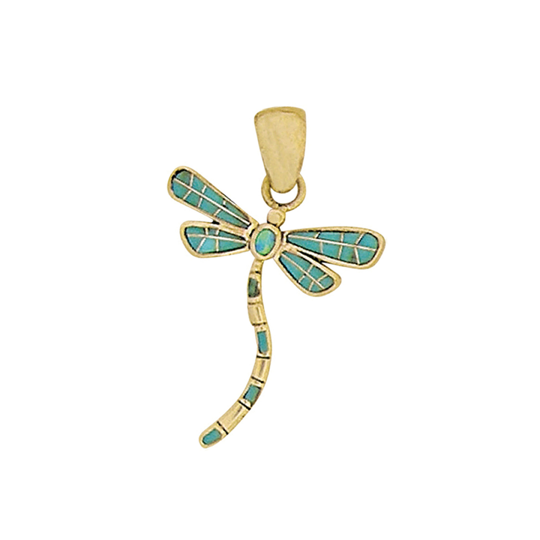 OPP-0893sB-Close-Out  pendant sm dragonfly - pendant is sold without chain or cord