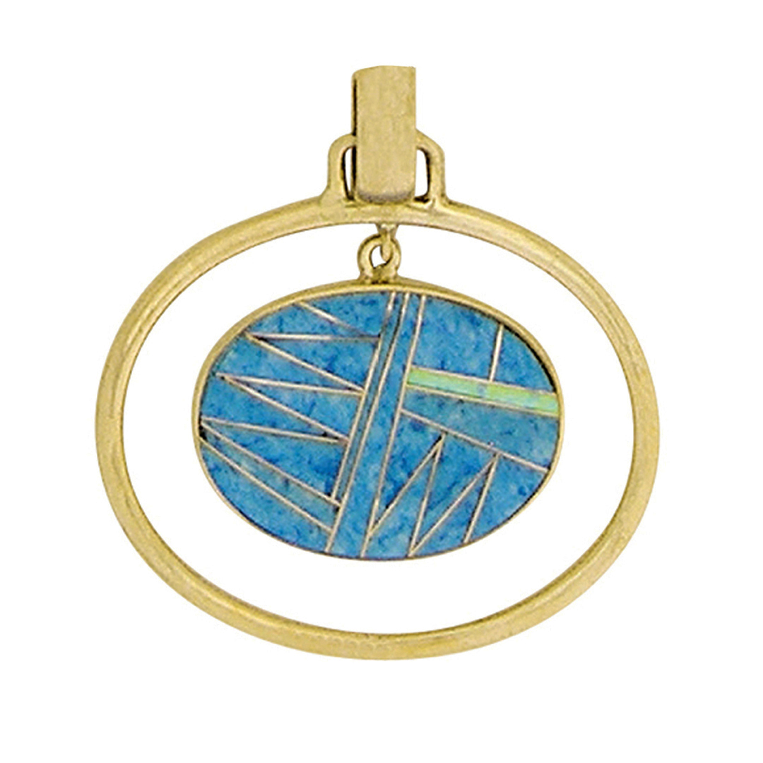 OPP-2015B-Close-Out  pendant oval - pendant is sold without chain or cord