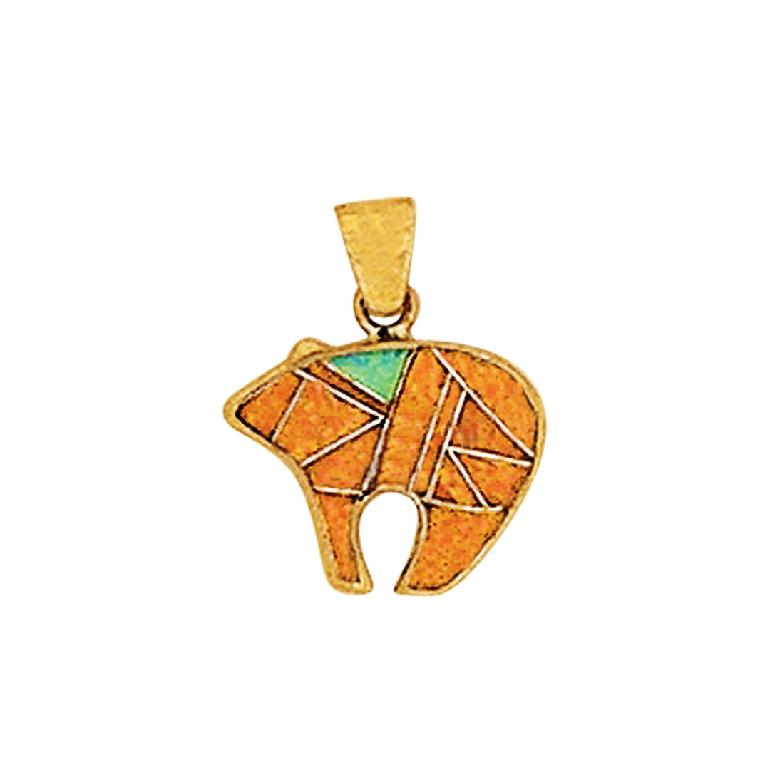 OPP-2116B-Close-Out  pendant bear - pendant is sold without chain or cord