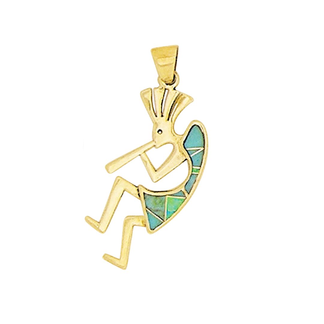 OPP-2155B-Close-Out  pendant medium Kokopelli - pendant is sold without chain or cord