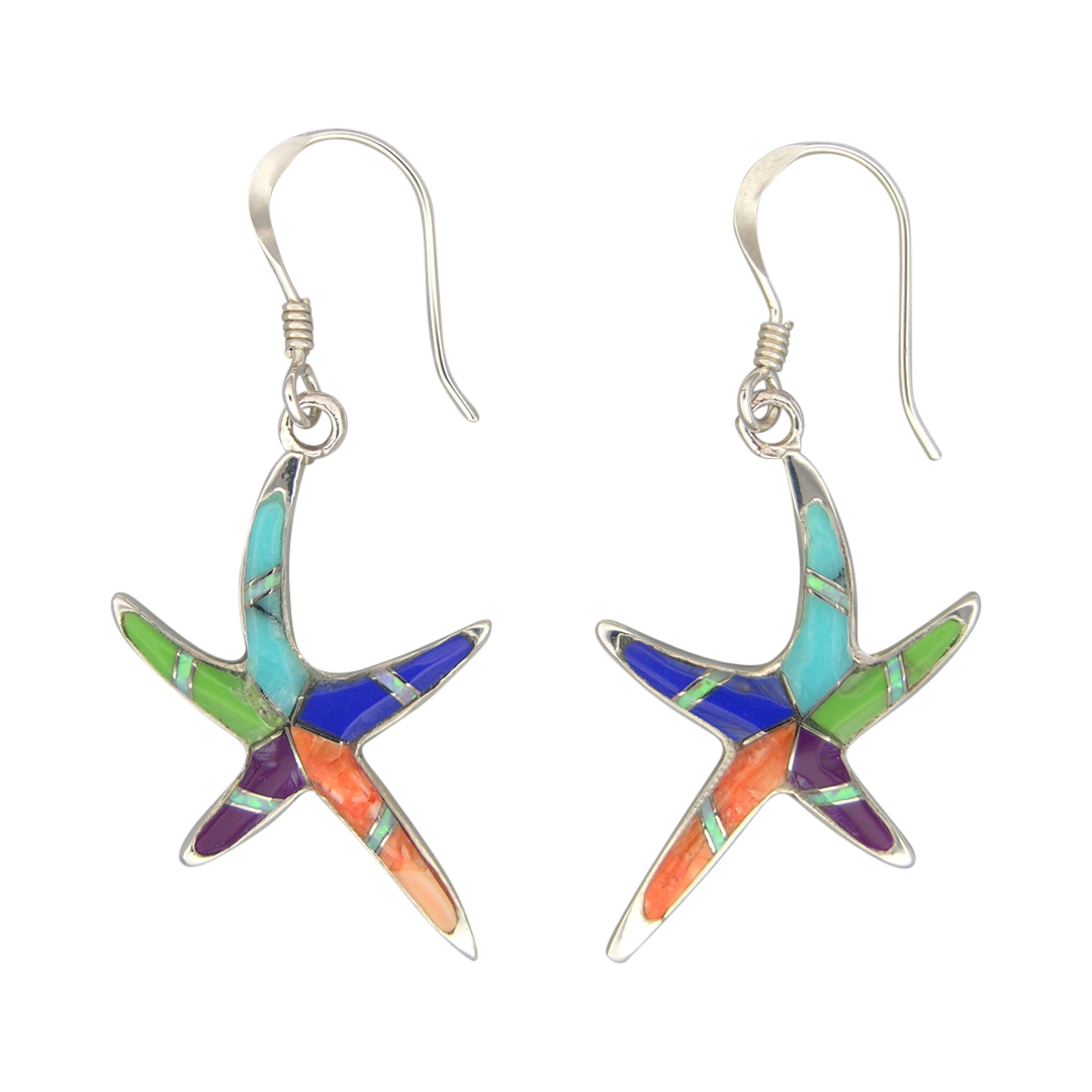 E-2334S earring inlay starfish