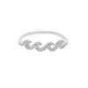 57220  necklace starfish pave 16" + 2" ext. Sterling Silver RP