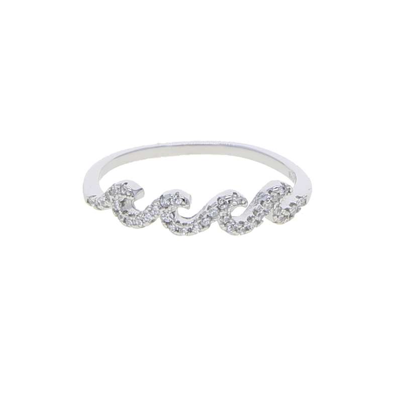 57220  necklace starfish pave 16" + 2" ext. Sterling Silver RP