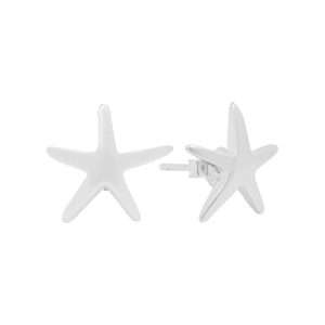 27255 <br> ear stud smooth surface starfish RP