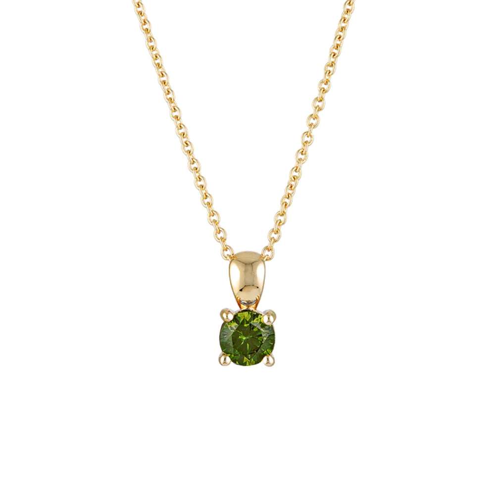95184 <br> necklace 5mm round birthstone 16"+2" ext .925 Gold Plated - Image 12