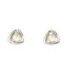 23515 <br> ear stud freshwater pearl wire wrapped triangle RP - Thumbnail Image 2