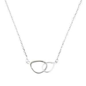 57237 <br> necklace interlocking links 16"+2+ ext RP