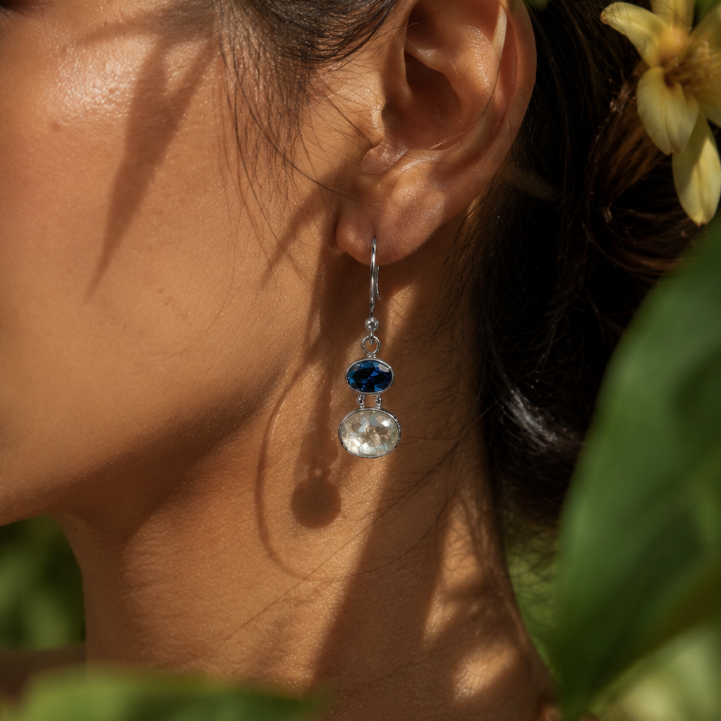 Luna Earring Gemstone - 82745 - Image 2