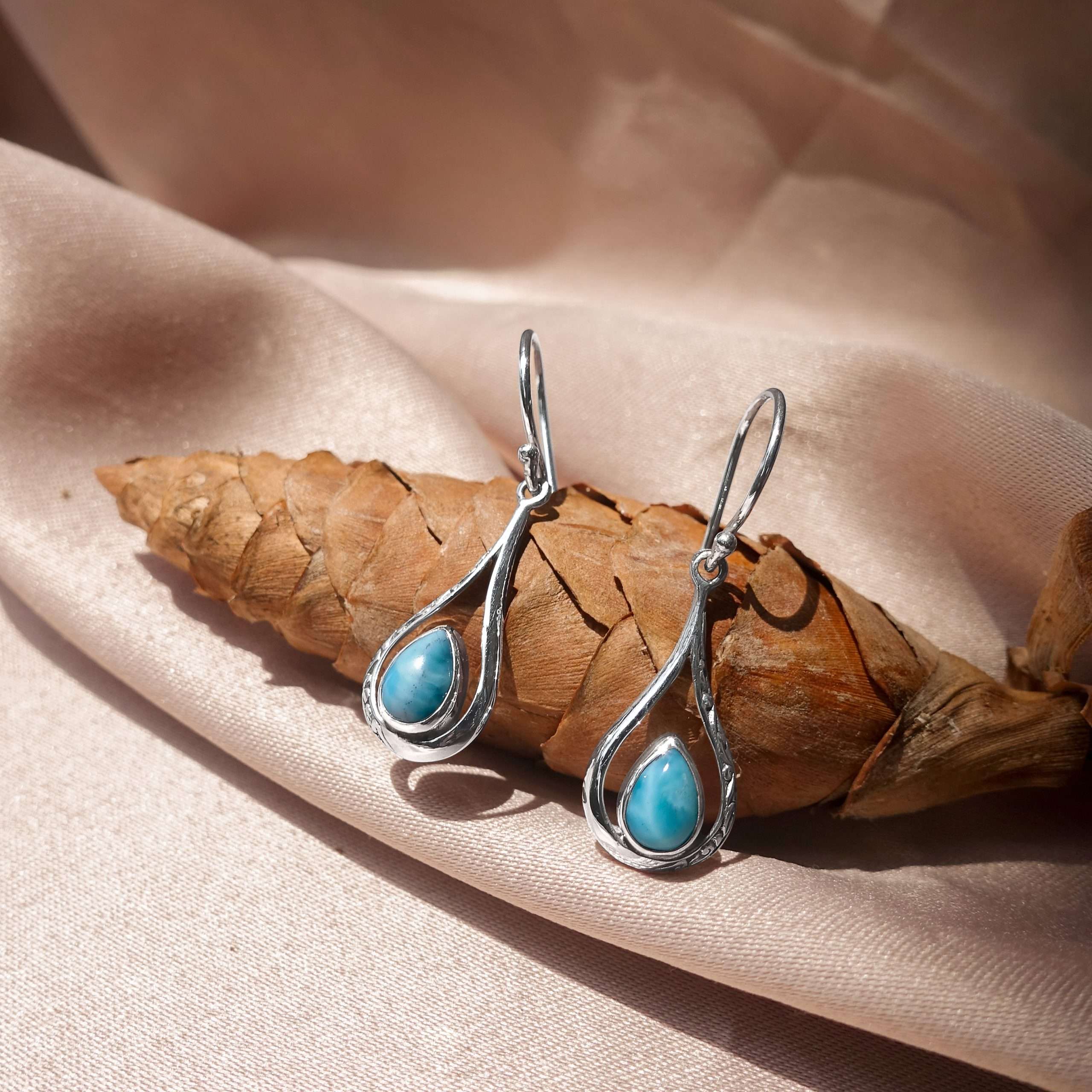 Luna Earring Larimar - 82388 - Image 2
