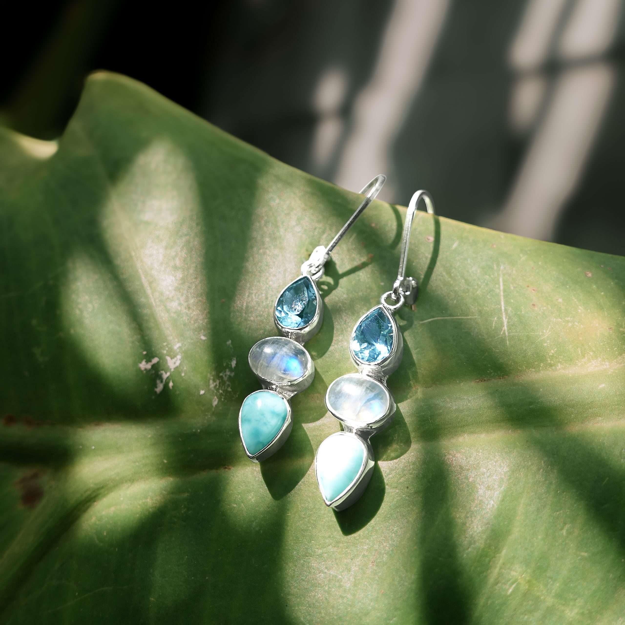Luna Earring Larimar - 82736 - Image 2