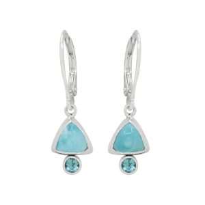 Luna Earring Larimar - 82712