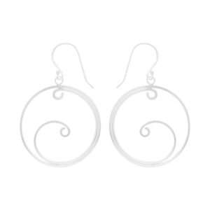 Close-Out-23868<br>earring swirl in circle