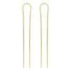 92126 <br> earring tassel chain threader .925 Gold Plated - Thumbnail Image 1