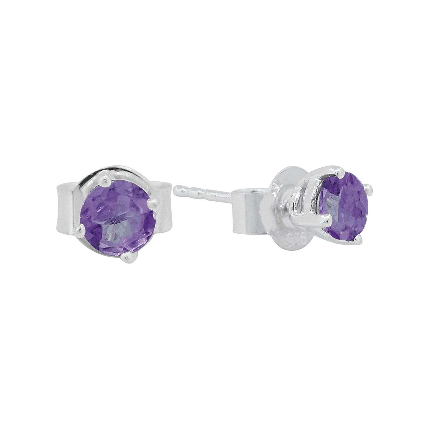 20144<br>ear stud 4mm round - Image 6
