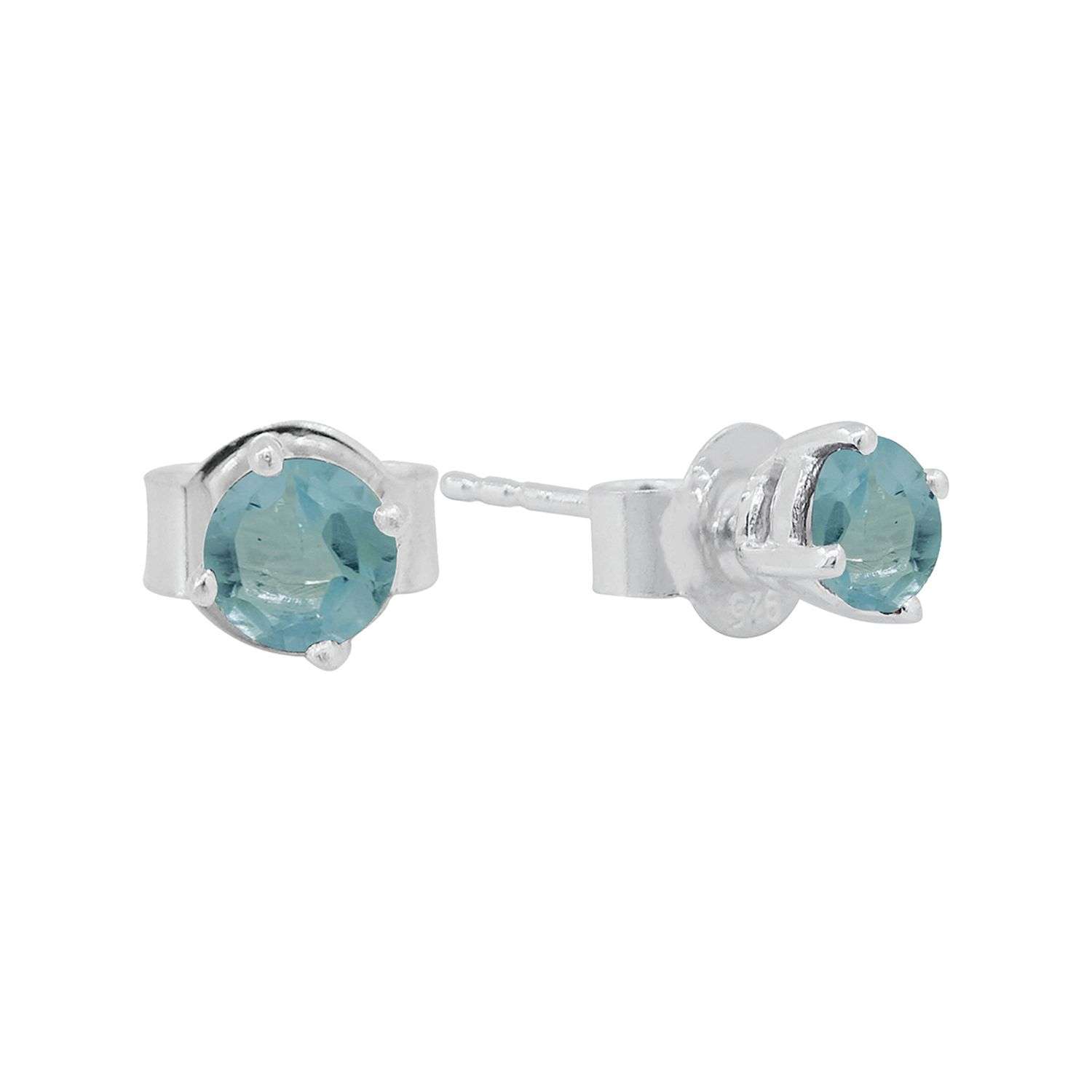 20144<br>ear stud 4mm round - Image 5