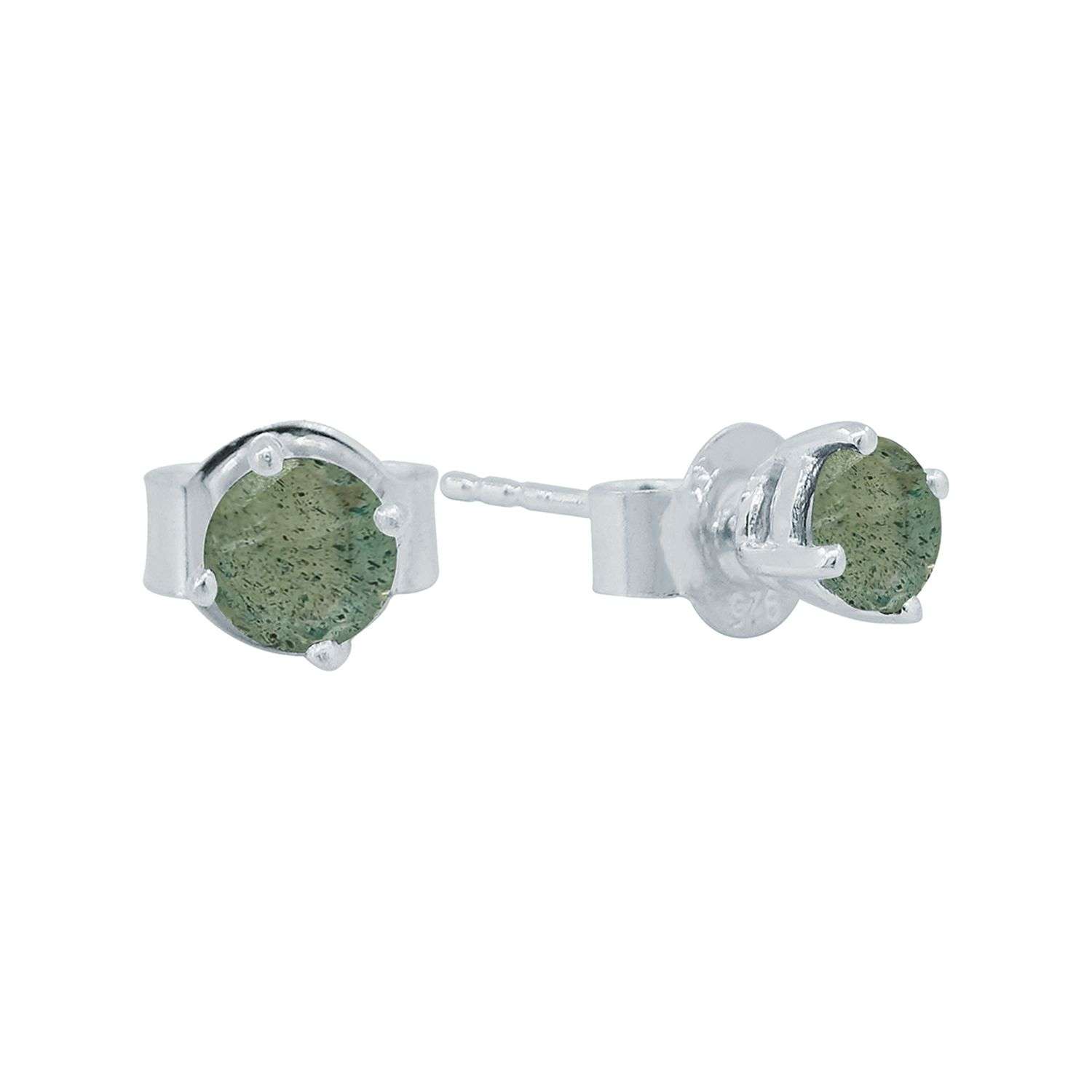 20144<br>ear stud 4mm round - Image 3